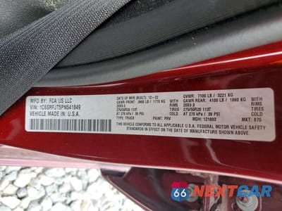 Zdjęcie 12 z 12 samochodu: 2023 RAM 1500 LARAMIE VIN:1C6SRFJT5PN541849 - miniatura