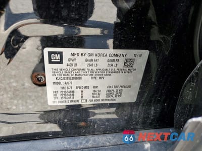 Zdjęcie 14 z 14 samochodu: 2020 BUICK ENCORE PREFERRED VIN:KL4CJESB5LB086088 - miniatura