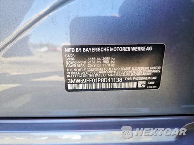 Zdjęcie 12 z 12 samochodu: 2023 BMW 330I VIN:3MW69FF01P8D41138 - miniatura