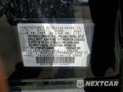 Zdjęcie 13 z 13 samochodu: 2023 NISSAN KICKS S VIN:3N1CP5BV3PL560609 - miniatura