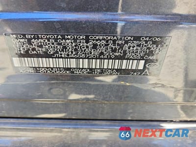 Zdjęcie 12 z 12 samochodu: 2007 LEXUS ES 350 VIN:JTHBJ46G872014419 - miniatura