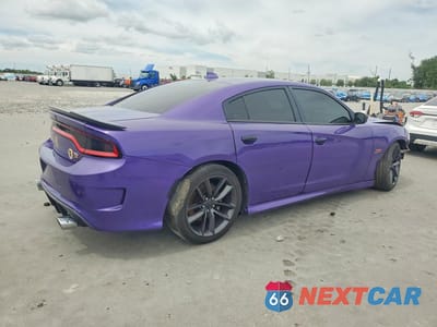 Trzecie zdjęcie samochodu z tyłu: 2019 DODGE CHARGER SCAT PACK VIN:2C3CDXGJ1KH661919 - miniatura