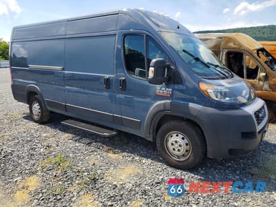 Czwarte zdjęcie samochodu z boku: 2021 RAM PROMASTER 3500 DELIVERY VAN VIN:3C6MRVJG5ME544496 - miniatura