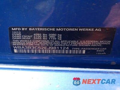Zdjęcie 12 z 12 samochodu: 2014 BMW 328 XI VIN:WBA3B3C52EJ981124 - miniatura