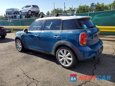 Drugie zdjęcie samochodu z przodu: 2012 MINI COOPER S COUNTRYMAN VIN:WMWZC3C52CWM27010 - miniatura