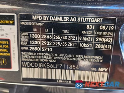 Zdjęcie 12 z 12 samochodu: 2020 MERCEDES-BENZ GLC COUPE 63 S 4MATIC AMG VIN:WDC0J8KB6LF711854 - miniatura