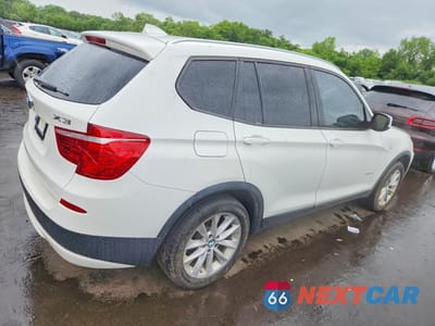 Trzecie zdjęcie samochodu z tyłu: 2013 BMW X3 XDRIVE28I VIN:5UXWX9C56D0A08791 - miniatura