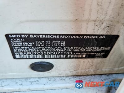 Zdjęcie 13 z 13 samochodu: 2013 BMW 535 XI VIN:WBAFU7C55DDU71183 - miniatura