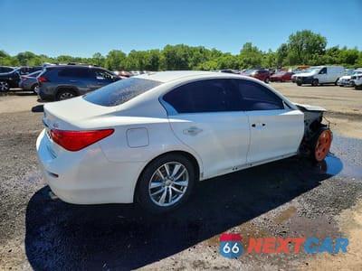 Trzecie zdjęcie samochodu z tyłu: 2016 INFINITI Q50 2.0T PREMIUM VIN:JN1CV7AR1GM252088 - miniatura