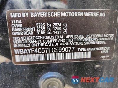 Zdjęcie 12 z 12 samochodu: 2015 BMW 740 LXI VIN:WBAYF4C57FGS99077 - miniatura