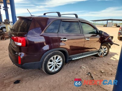 Trzecie zdjęcie samochodu z tyłu: 2015 KIA SORENTO EX VIN:5XYKUDA72FG641475 - miniatura