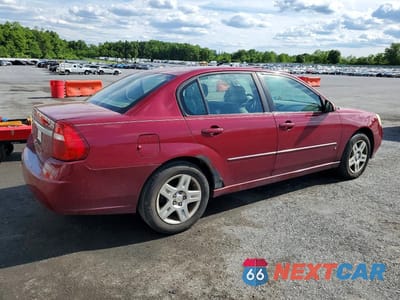 Trzecie zdjęcie samochodu z tyłu: 2006 CHEVROLET MALIBU LT VIN:1G1ZT51846F266779 - miniatura