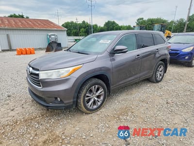 2014 TOYOTA HIGHLANDER LE PLUS 5TDZKRFH8ES014915 - główne zdjęcie licytacji z USA - miniatura