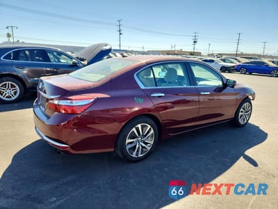 Trzecie zdjęcie samochodu z tyłu: 2016 HONDA ACCORD EXL VIN:1HGCR2F92GA030207 - miniatura
