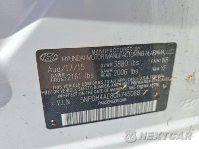 Zdjęcie 12 z 12 samochodu: 2016 HYUNDAI ELANTRA SE VIN:5NPDH4AE8GH745068 - miniatura