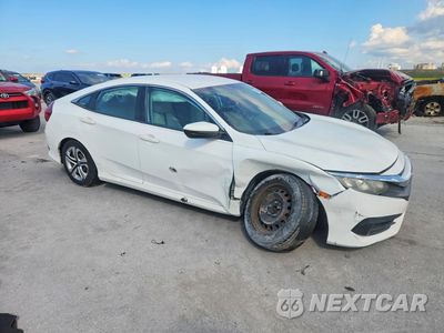 Czwarte zdjęcie samochodu z boku: 2017 HONDA CIVIC LX VIN:19XFC2F55HE013331 - miniatura