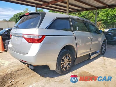 Trzecie zdjęcie samochodu z tyłu: 2012 HONDA ODYSSEY EXL VIN:5FNRL5H66CB129841 - miniatura