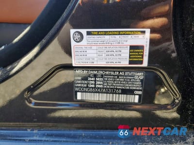 Zdjęcie 12 z 12 samochodu: 2007 MERCEDES-BENZ S VIN:WDDNG86X47A131768 - miniatura