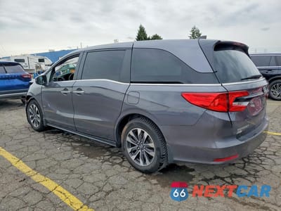 Drugie zdjęcie samochodu z przodu: 2023 HONDA ODYSSEY EXL VIN:5FNRL6H68PB010653 - miniatura