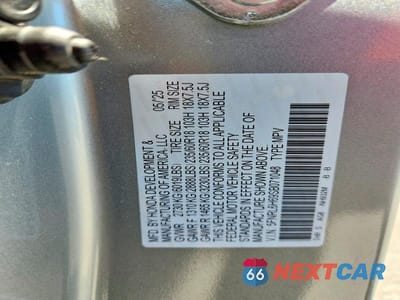Zdjęcie 13 z 13 samochodu: 2025 HONDA ODYSSEY EXL VIN:5FNRL6H69SB071048 - miniatura