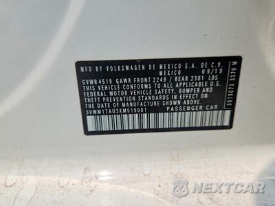 Zdjęcie 13 z 13 samochodu: 2019 VOLKSWAGEN GOLF ALLTRACK S VIN:3VWM17AU3KM519081 - miniatura