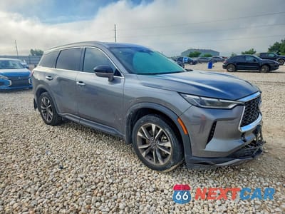 Czwarte zdjęcie samochodu z boku: 2022 INFINITI QX60 LUXE VIN:5N1DL1FR7NC333821 - miniatura