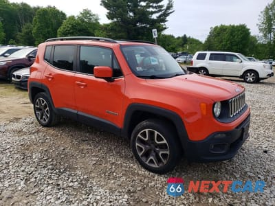 Czwarte zdjęcie samochodu z boku: 2015 JEEP RENEGADE LATITUDE VIN:ZACCJBBT1FPB92920 - miniatura