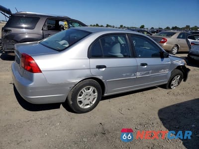 Trzecie zdjęcie samochodu z tyłu: 2001 HONDA CIVIC LX VIN:2HGES16551H614758 - miniatura
