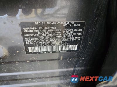 Zdjęcie 12 z 12 samochodu: 2021 SUBARU FORESTER SPORT VIN:JF2SKALCXMH456790 - miniatura