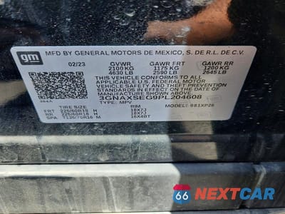 Zdjęcie 13 z 13 samochodu: 2023 CHEVROLET EQUINOX LS VIN:3GNAXSEG9PL204608 - miniatura