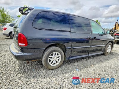 Trzecie zdjęcie samochodu z tyłu: 2000 DODGE GRAND CARAVAN SE VIN:1B4GP44G9YB770171 - miniatura