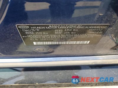 Zdjęcie 13 z 13 samochodu: 2020 HYUNDAI SONATA LIMITED VIN:5NPEH4J20LH015613 - miniatura