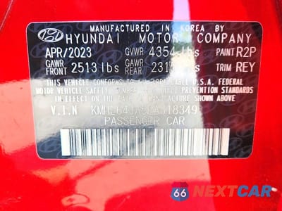 Zdjęcie 12 z 12 samochodu: 2023 HYUNDAI SONATA SEL VIN:KMHL64JA5PA318349 - miniatura