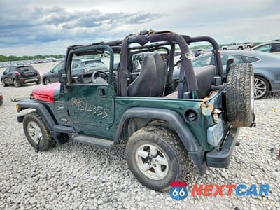 Drugie zdjęcie samochodu z przodu: 2000 JEEP WRANGLER / TJ VIN:1J4FA49S4YP787048 - miniatura