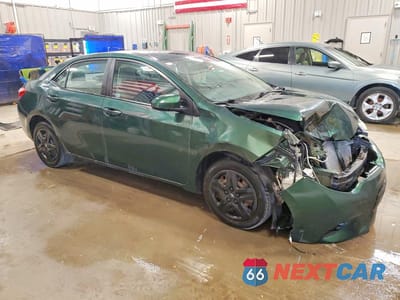 Czwarte zdjęcie samochodu z boku: 2014 TOYOTA COROLLA LE VIN:5YFBURHE2EP104102 - miniatura