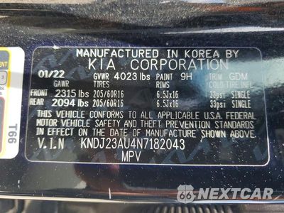 Zdjęcie 12 z 12 samochodu: 2022 KIA SOUL LX VIN:KNDJ23AU4N7182043 - miniatura