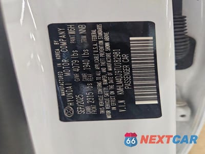 Zdjęcie 13 z 13 samochodu: 2026 HYUNDAI ELANTRA HYBRID BLUE VIN:KMHLM4DJ9TU182981 - miniatura