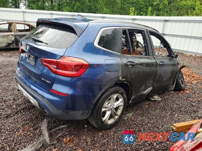 Trzecie zdjęcie samochodu z tyłu: 2020 BMW X3 XDRIVE30I VIN:5UXTY5C09L9C68044 - miniatura