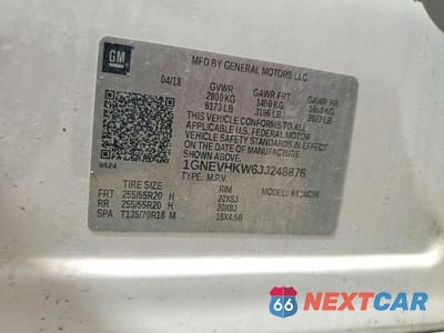 Zdjęcie 13 z 13 samochodu: 2018 CHEVROLET TRAVERSE LT VIN:1GNEVHKW6JJ248876 - miniatura