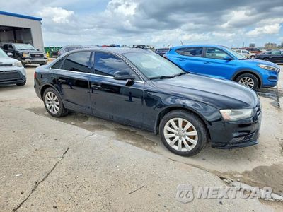 Czwarte zdjęcie samochodu z boku: 2013 AUDI A4 PREMIUM VIN:WAUAFAFL0DA162489 - miniatura