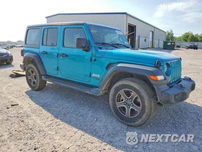 Czwarte zdjęcie samochodu z boku: 2019 JEEP WRANGLER UNLIMITED SPORT VIN:1C4HJXDG0KW598848 - miniatura