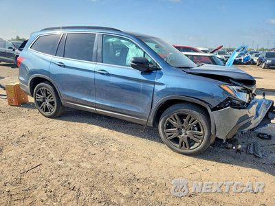 Czwarte zdjęcie samochodu z boku: 2022 HONDA PILOT SE VIN:5FNYF6H21NB044639 - miniatura