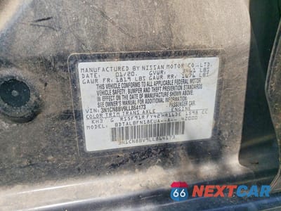 Zdjęcie 13 z 13 samochodu: 2020 NISSAN VERSA S VIN:3N1CN8BV9LL864173 - miniatura