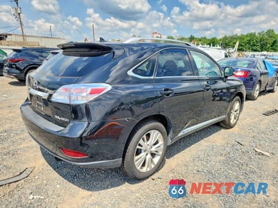 Trzecie zdjęcie samochodu z tyłu: 2012 LEXUS RX 450H VIN:JTJBC1BA5C2435405 - miniatura