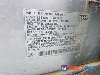 Zdjęcie 13 z 13 samochodu: 2018 AUDI Q7 PREMIUM PLUS VIN:WA1LABF76JD010675 - miniatura