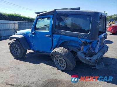 Drugie zdjęcie samochodu z przodu: 2015 JEEP WRANGLER SPORT VIN:1C4AJWAG8FL510474 - miniatura