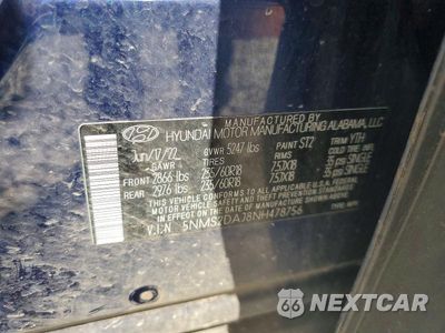 Zdjęcie 13 z 13 samochodu: 2022 HYUNDAI SANTA FE SEL VIN:5NMS2DAJ8NH478756 - miniatura