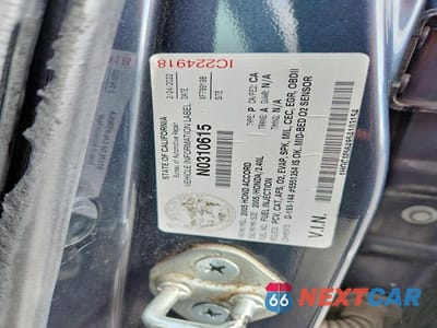 Zdjęcie 12 z 12 samochodu: 2005 HONDA ACCORD LX VIN:1HGCM56495A103154 - miniatura