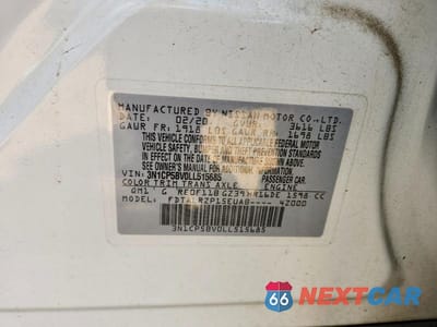 Zdjęcie 12 z 12 samochodu: 2020 NISSAN KICKS S VIN:3N1CP5BV0LL515685 - miniatura