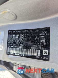 Zdjęcie 12 z 12 samochodu: 2022 HONDA CIVIC EX VIN:JHMFE1F7XNX001336 - miniatura
